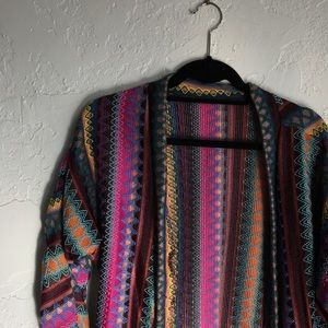 Multi colored cardigan